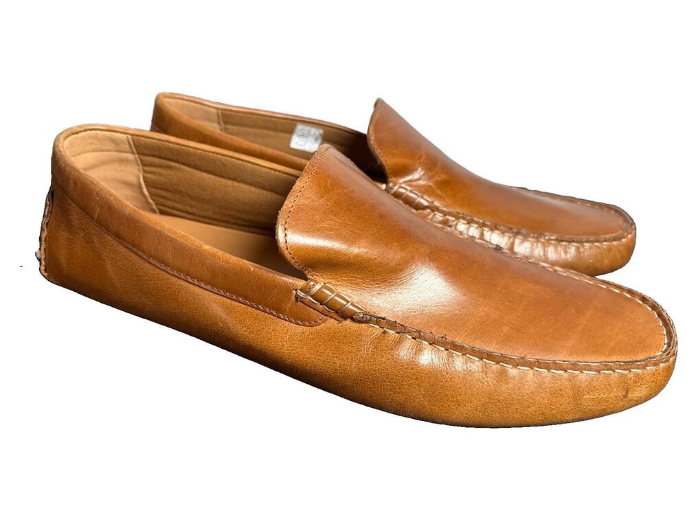 Franco Fortini Venetian Driver Cognac Loafers Men’s Size 13